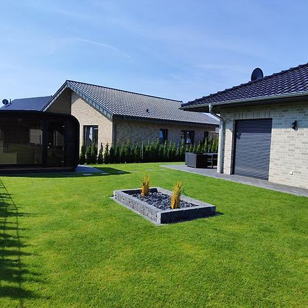 Ferienhaus Devilina Mit Sauna Am Harkebruegger See Barssel  Exterior foto